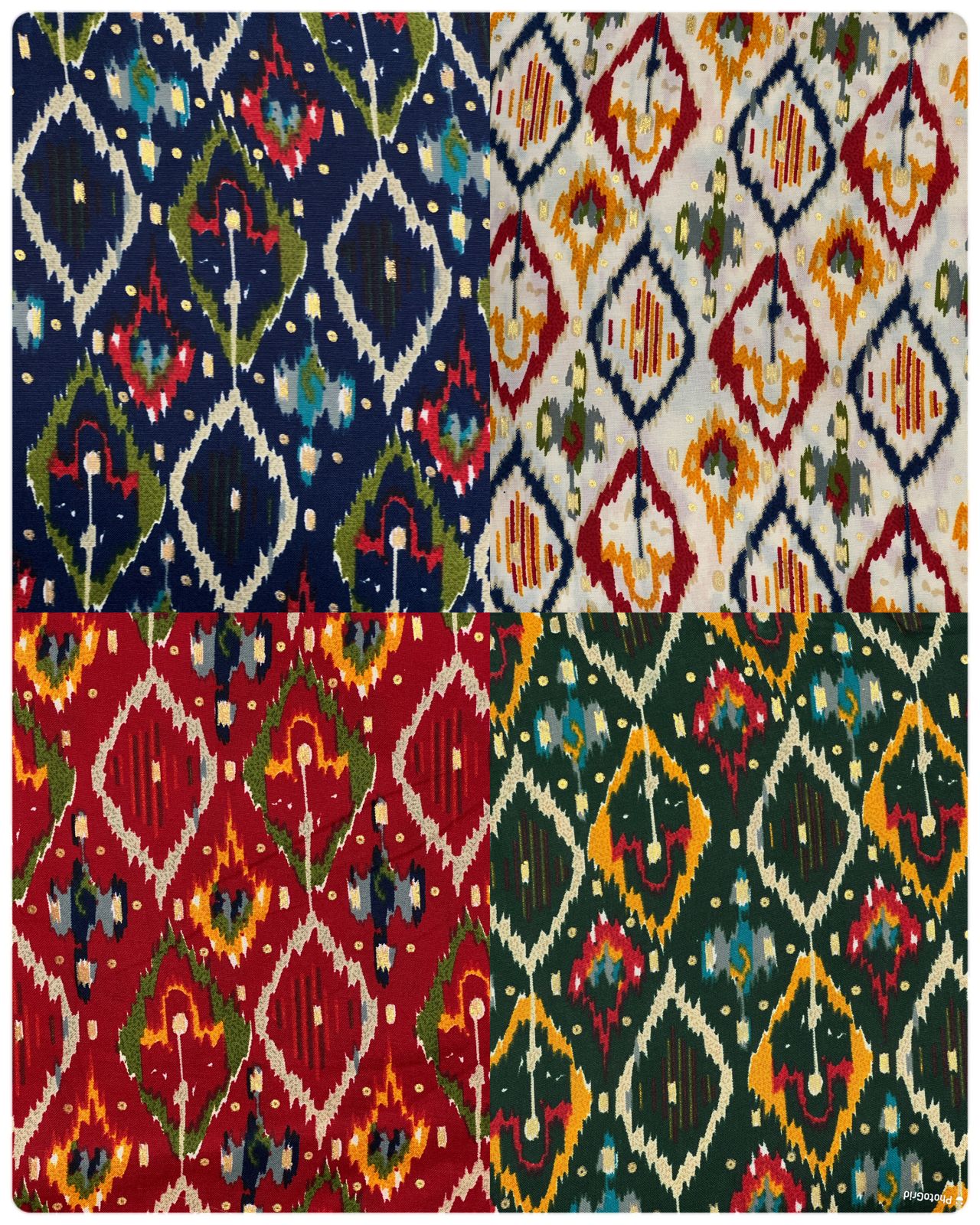 Printed kurta with foil print