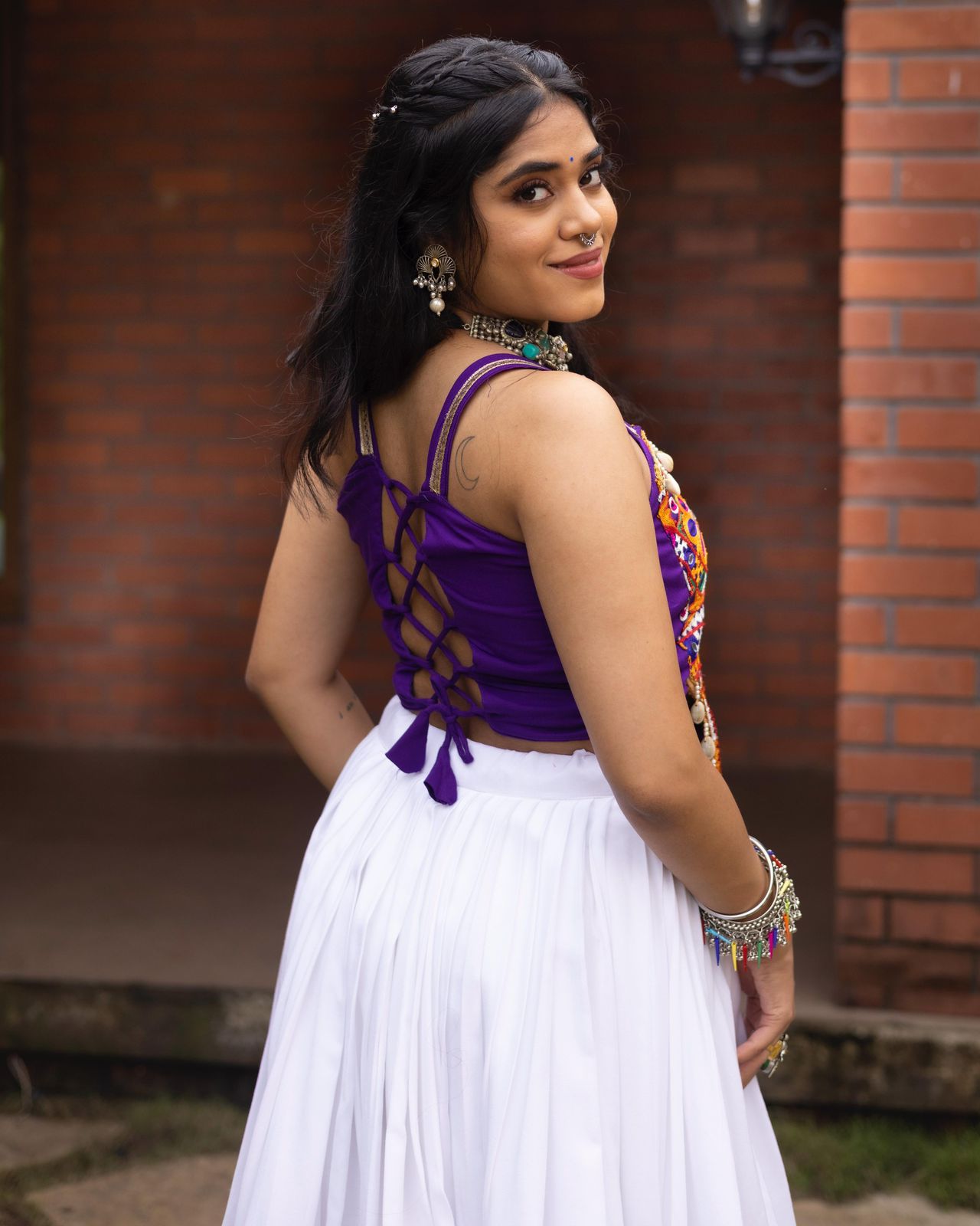 Ethnic Women Lehenga With Fancy Top👜