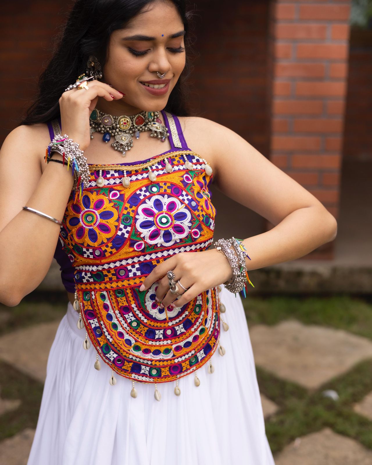 Ethnic Women Lehenga With Fancy Top👜