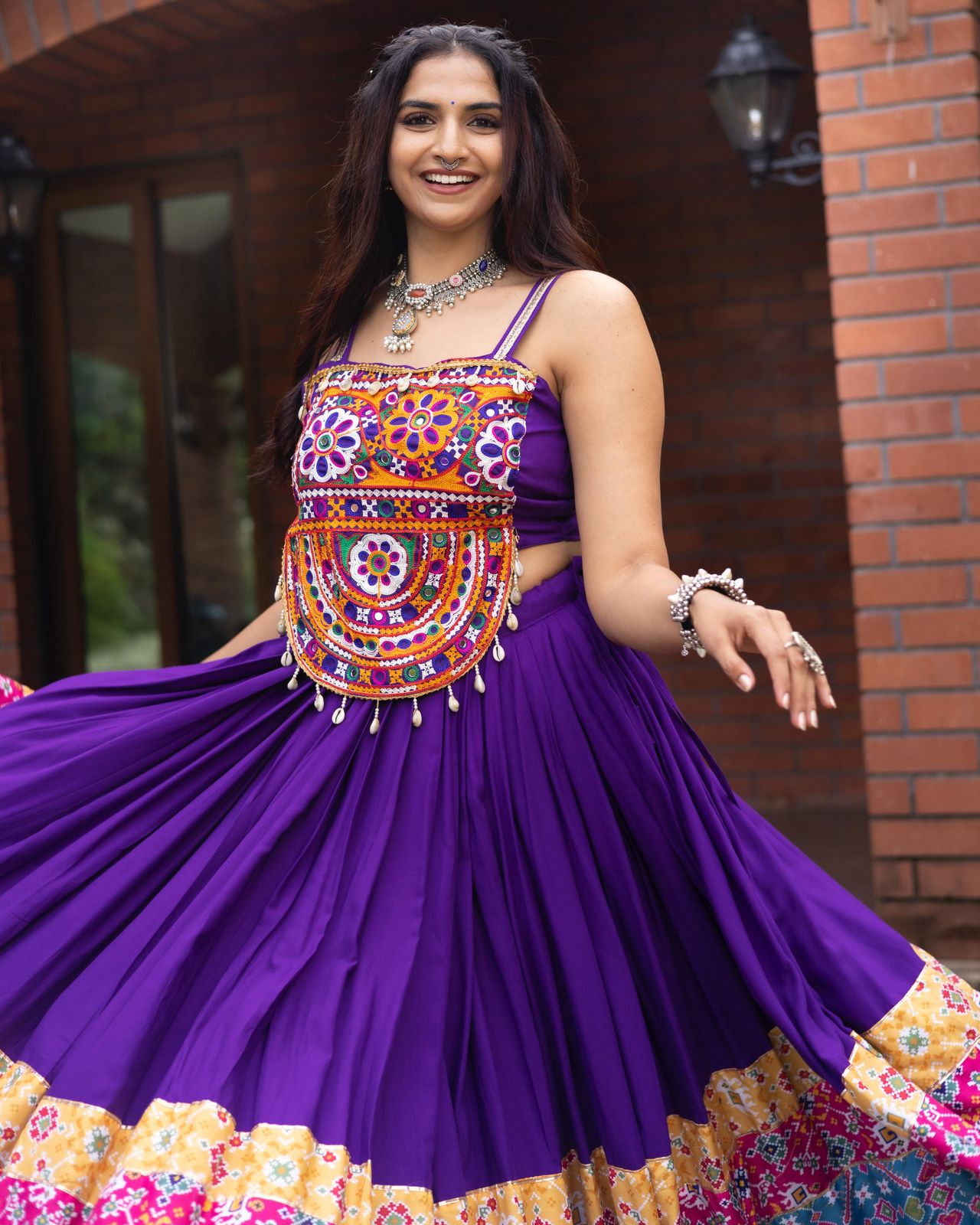 Ethnic Women Lehenga With Fancy Top👜