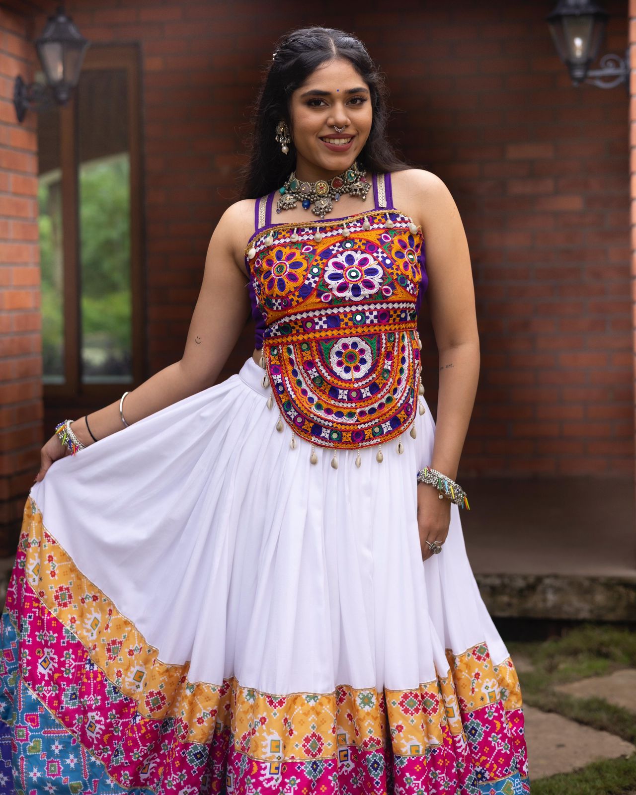 Ethnic Women Lehenga With Fancy Top👜